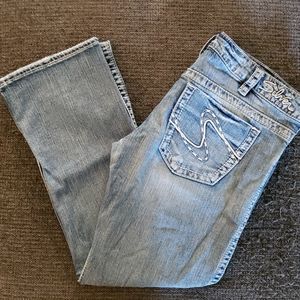 Silver Jeans Frances Capri